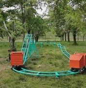 چرخ دستی لوله راه آهن کوهستان